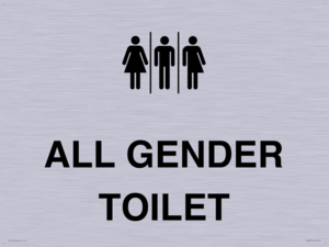 Female, Male and Non-gender specific